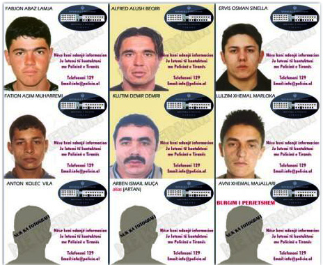 Policia publikon 15 më të kërkuarit, kryesojnë listën tritolvënësit e babait të Tahirit
