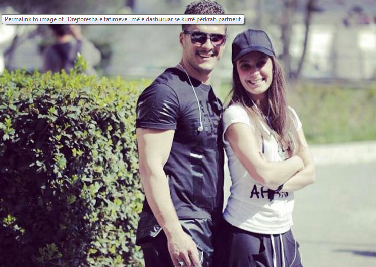 FOTO/ “Drejtoresha e Tatimeve” më e lumtur se kurr përkrah partnerit