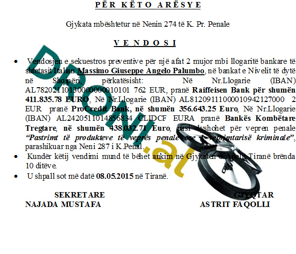 DOSJA/ Muzikanti italian tentoi të pastronte 1.5 milionë euro në Shqipëri