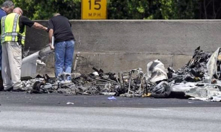 Meksikë, avioni rrëzohet në autostradë, vdesin 5 persona