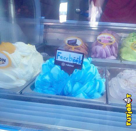 FOTO LAJM/ Ma bëj një akullore  me “Facebook”…!