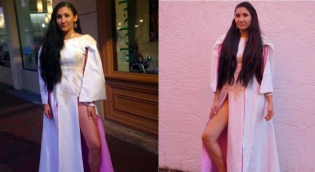 FOTO/ “Harron” të veshë të mbathurat, e përjashtojnë nga mbrëmja e maturës