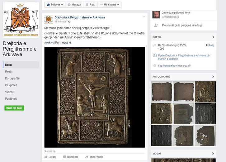 VIDEO/ Arkivat shqiptare i bëjnë karshillëk Facebook-ut