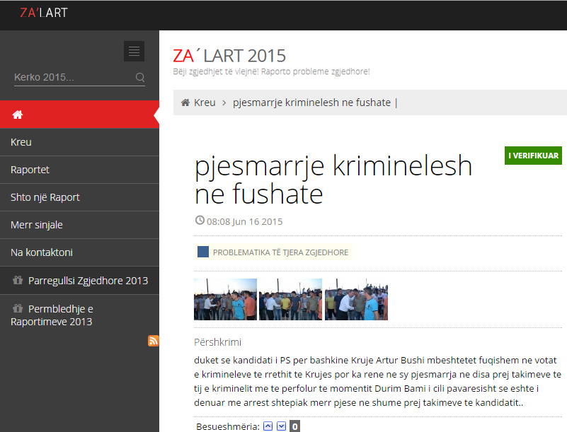 FOTO/ Krujë, Durim Bami në “arrest shtëpie”, por merr pjese në fushatën Artur Bushit!