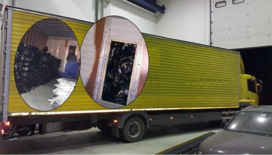 FOTO GALERI/ Policia greke “njoftim zyrtar” Saimir Tahirit për kamion me 1 ton kanabis