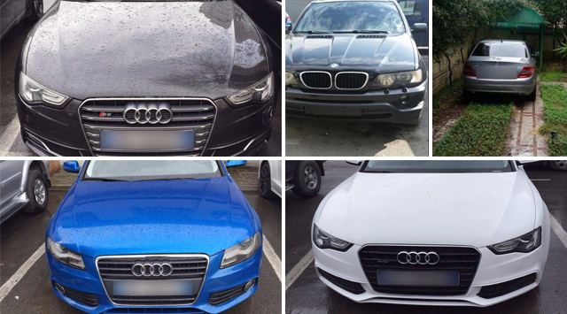 FOTO/ Tiranë, shkatërrohet banda e vjedhjes së automjeteve në Europë dhe trafikimit në Shqipëri