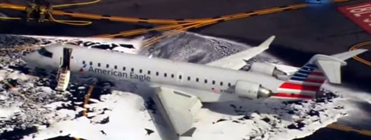 VIDEO/ Aeroplani përplaset me drerin, shpëtojnë 44 udhëtarët