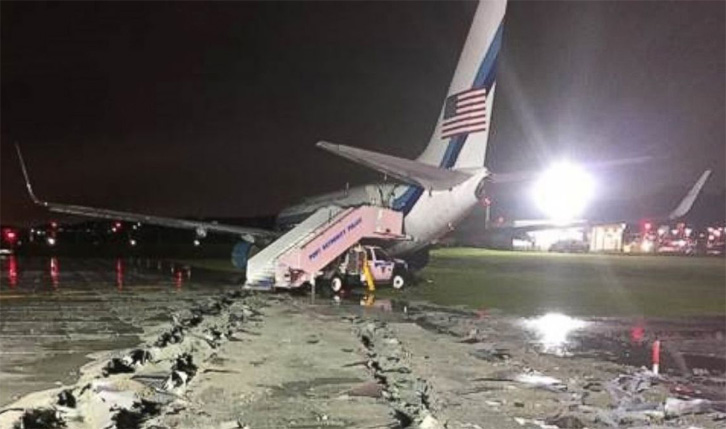 VIDEO/ Del nga pista avioni i kandidatit republikan për zëvendëspresident amerikan