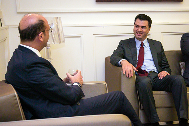 FOTO/ Basha – Alfano: Zgjedhjet e lira e të ndershme, rruga e integrimit europian të Shqipërisë