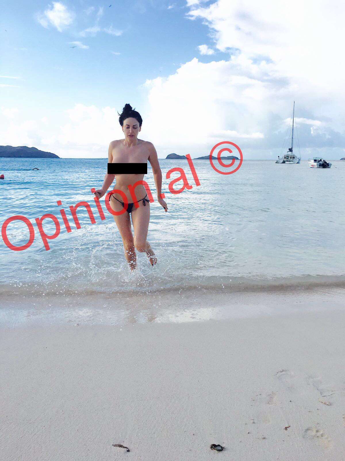 FOTO BOMB/ Bleona zhvishet në Karaibe