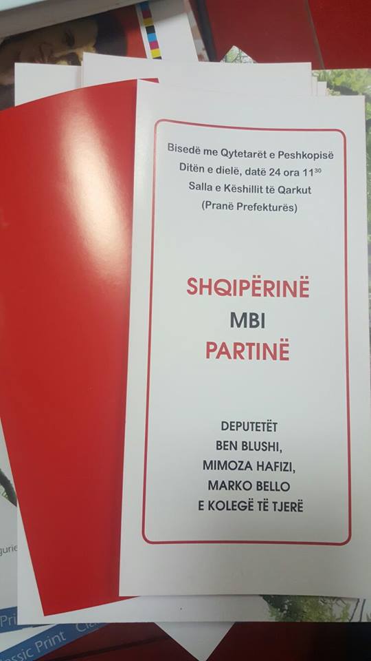 Blushi dhe Hafizi, nesër takim kundër Rilindjes në Peshkopi