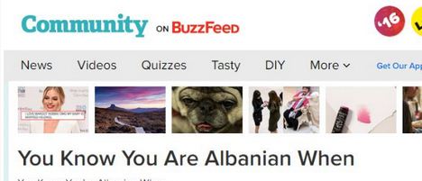 BuzzFeed nxjerr listën: Je shqiptar kur…