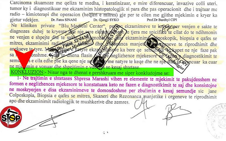 SKANDAL/ Prokurorja mban 7 vjet peng dosjen e vdekjes për mjekim të gabuar