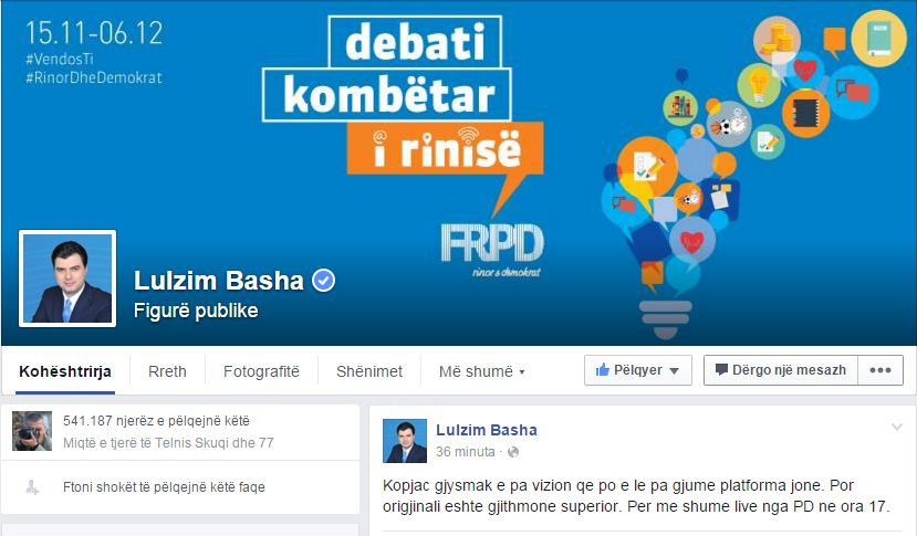 Basha: Rama kopjac gjysmak e pa vizion që po e lë pa gjumë platforma jonë