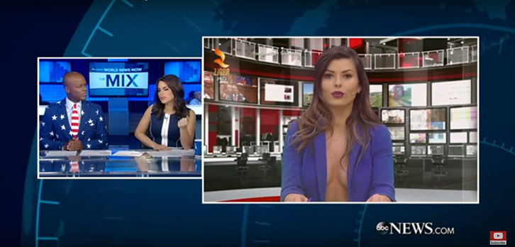 VIDEO/ “Zjarr TV” e ndez zjarr studion e “ABC News” me kronikën për Hilary Clinton