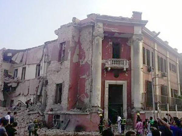 FOTO/ Egjipt, shpërthimi autobombës shkatërron konsullatën italiane, 4 të plagosur