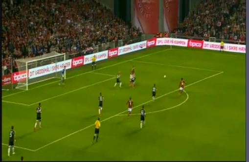 Danimarke-Shqiperi, 0:0 pjesa e parë