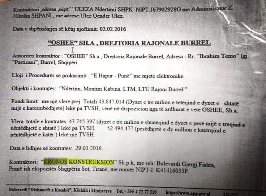 JA DOKUMENTET/ PD denoncon aferat në  OSHEE, 11 miliardë lekë firmës së preferuar të Ramës