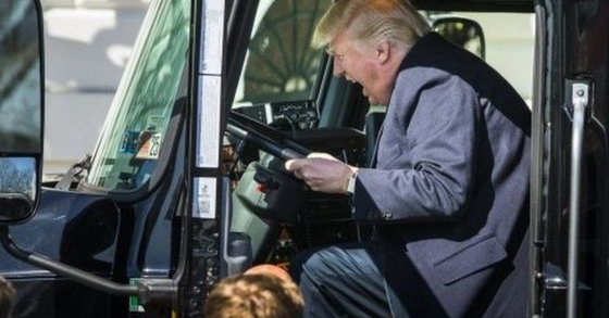 FOTO GALERI/ Donald Trump, një “shofer kamioni”