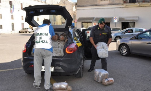 Arrestohet shqiptari, transportoi 24 kg drogë, me gruan e fëmijën në makinë