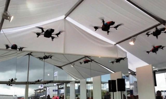 VIDEO/ Show me drone në Paris