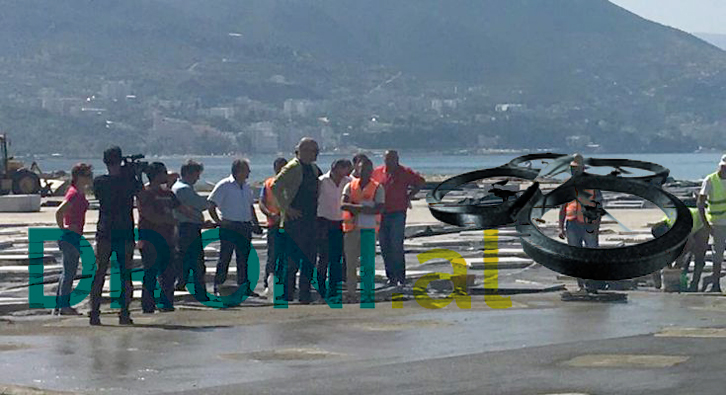 FOTO LAJM/ Edi Rama inspekton Lungomaren, devijon trafikun për të dalë më mirë në kamera