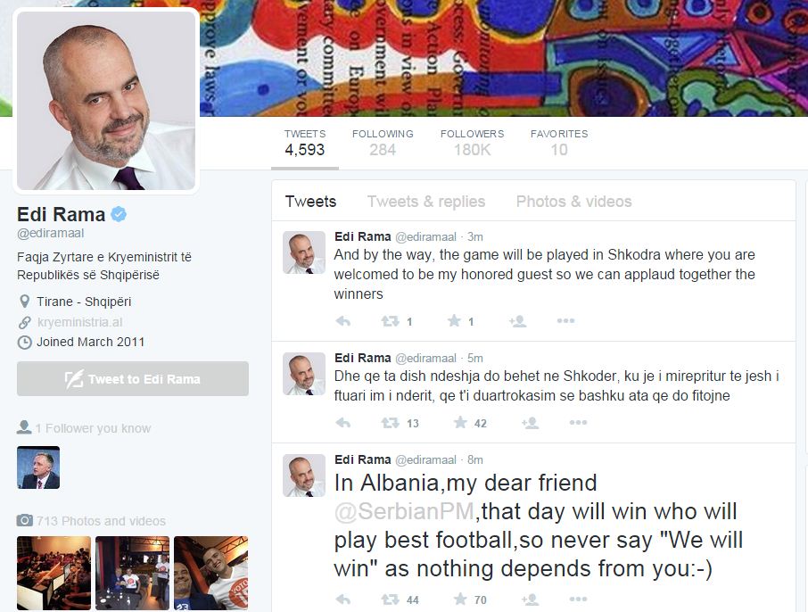 Rama i përgjigjet Vuçiç: Që ta dish, ndeshja në Shkodër…, asgjë nuk varet nga ju