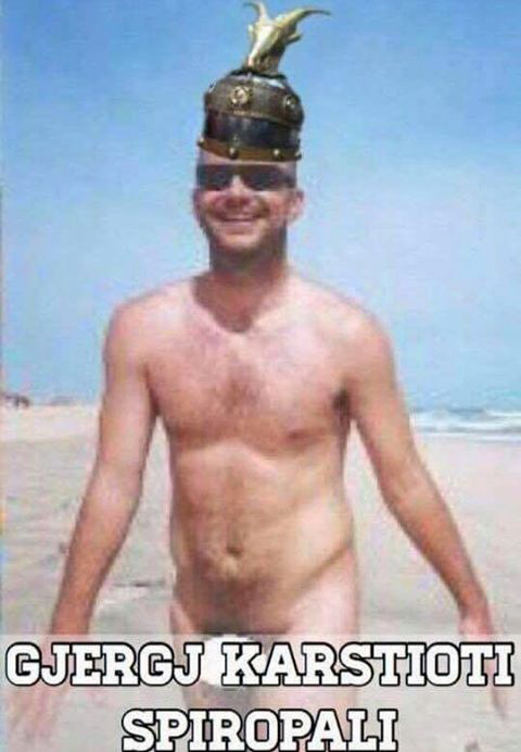 FOTO HUMOR/ Skënderbeu i Elizes!