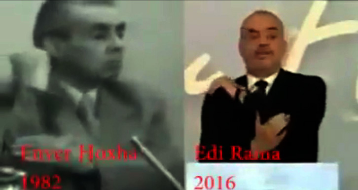 VIDEO/ Edveri 50-vjeçar imiton natyrshëm Enverin e rrjedhur 80-vjeçar