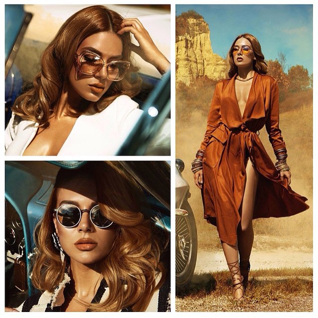 FOTO GALERI/ Elvana Gjata pozon dhe surprizon nga shumë larg…, nga shkretëtira