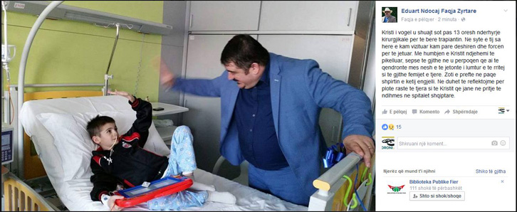 “Kaubojsi” i pikëlluar për vogëlushin Kristi Maze