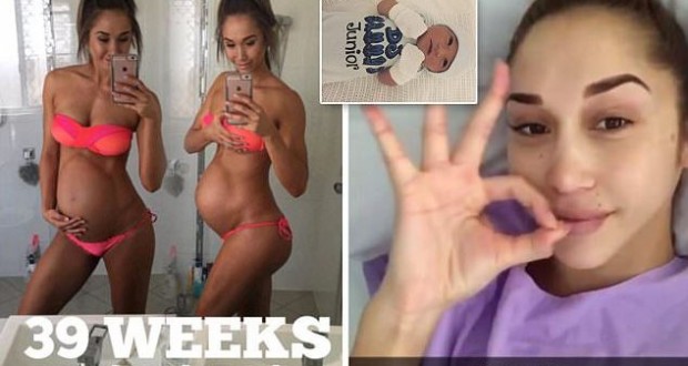 FOTO/ Foshnja e kësaj modele të fitnesit ka mahnitur infermieret!