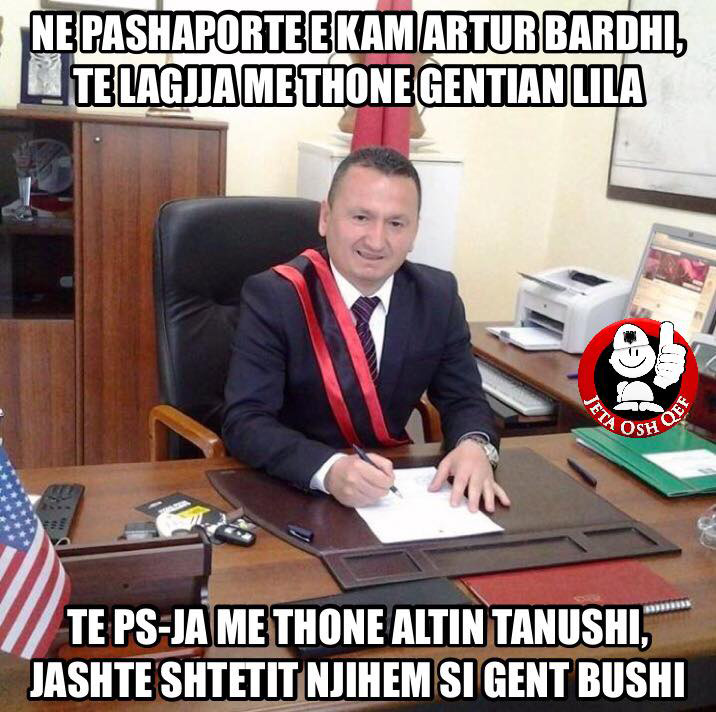 FOTO HUMOR/ Ja pse i duhen dhe ku i përdor 4 emrat e tij Artur Bardhi