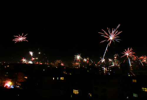 Policia ndalon hedhjen e fishekzjarreve nga individe