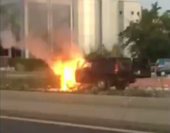 Digjet makina e punonjësit të SHISH në Elbasan, dyshohet për eksploziv