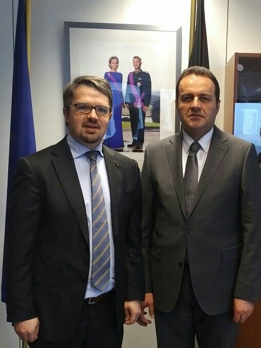 Llalla në Bruksel me homologun belg flasin për terrorizmin, Frrokun dhe një kritikë për kriminalitetin shqiptar