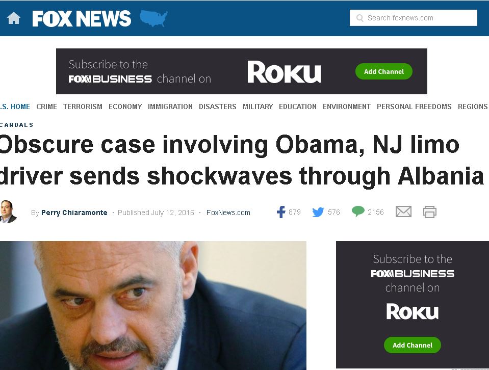 FOX NEWS/ Bilal Shehu nuk solli gruan e tij, solli Edi Ramën