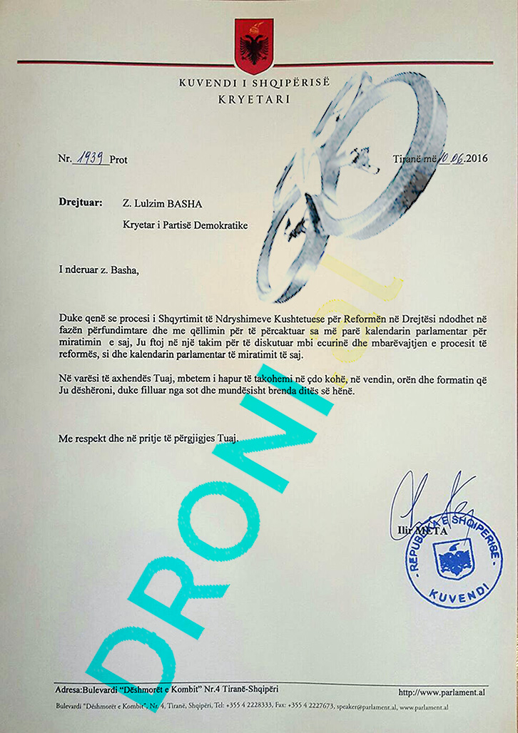 FOTO LAJM/ Ja ftesa e Ilir Metës për Lulzim Bashën