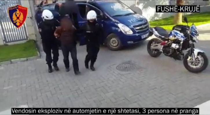 VIDEO & EMRAT/ Fushë Krujë, arrestohen tre autorët e shpërthimit me eksploziv mbrëmjen e kaluar
