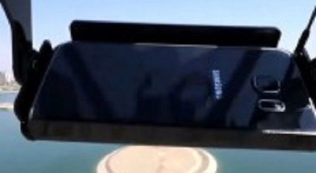 VIDEO/ Çfarë i ndodh Galaxy S6 kur e hedh nga droni?