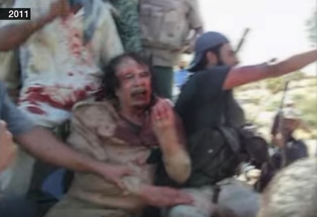 VIDEO/ BBC publikon momentet e fundit të jetës së Gadafit