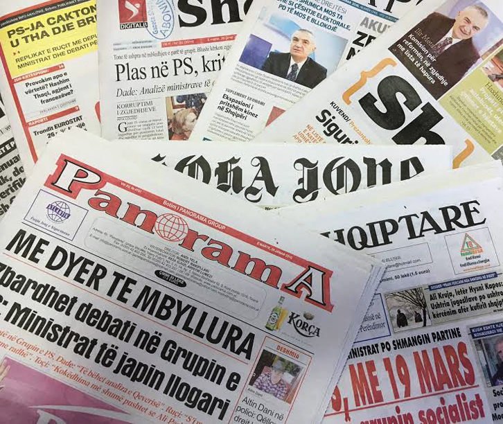 Freedom House: Përkeqësohet gjendja e shtypit, Shqipëria zbret 8 vende më poshtë