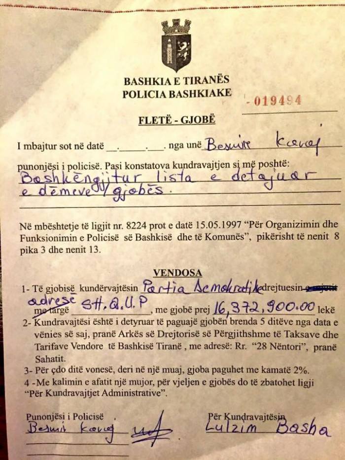 Këshilltarët e PD: Erion Veliaj falsifikoi, të zbatohet kodi