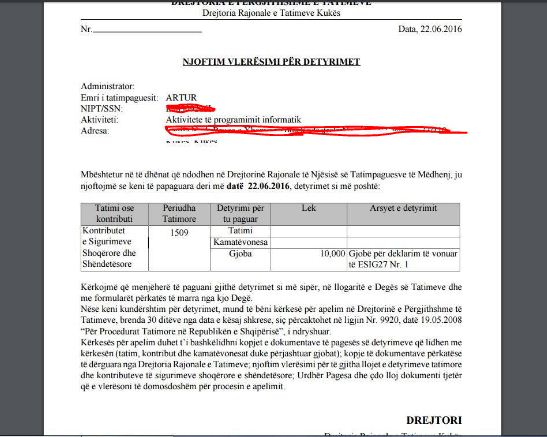 Tatimet, gjoba pa e nisur ende biznesin ndaj bizneseve të vogla dhe personave fizike