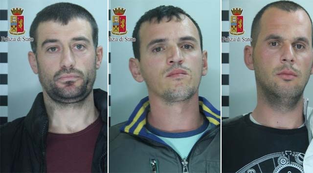 EMRAT&FOTO/Banda e grabitësve shqiptarë, italianët prangosin gjashtë