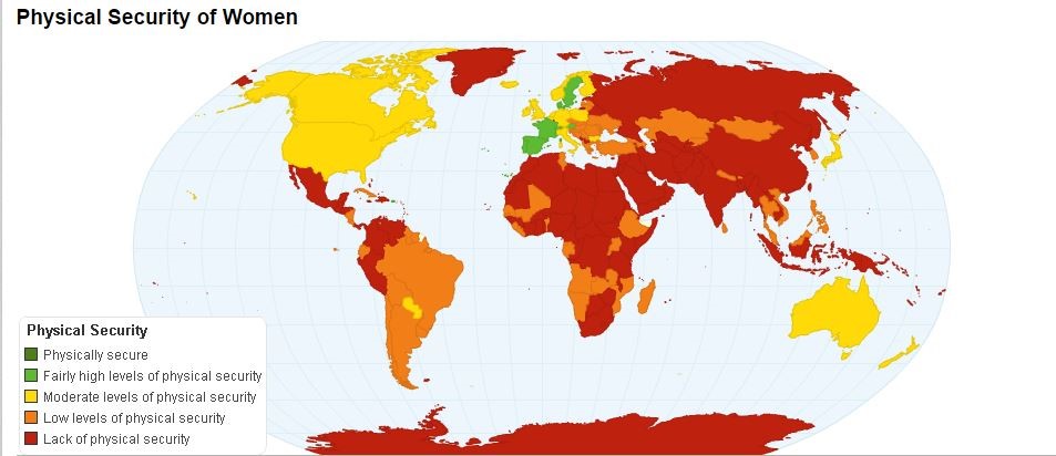 STUDIMI/ Shqipëria me nivel të ulët sigurie fizike për femrat