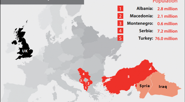 Harta e Shqipërisë që nxit britanikët të dalin nga BE