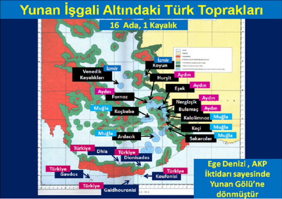 HARTA/Turqia kërcënon Greqinë, i kërkon 25 ishuj