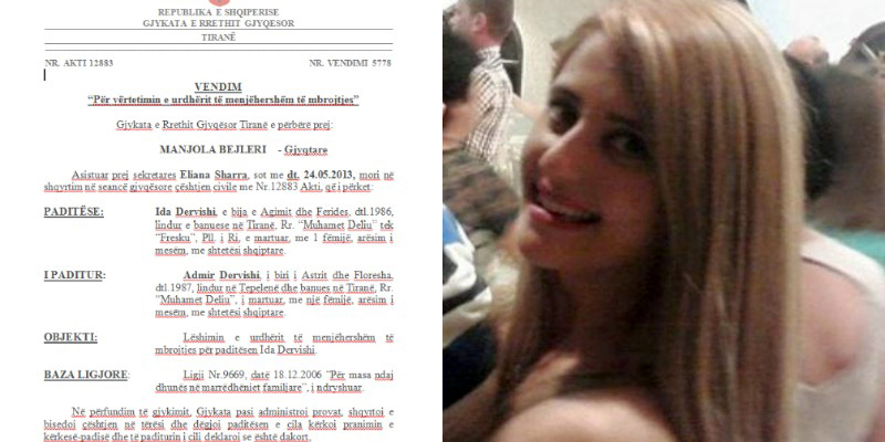 VENDIMI/ Viktima Ilda Dervishi denoncoi në vitin 2013 torturën nga bashkëshorti gardist
