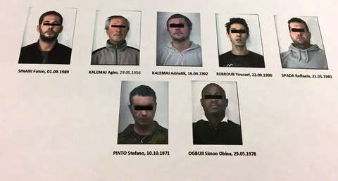FOTO & EMRAT/ Itali, shkatërrohet banda e kokainës, në mes tyre edhe tre shqiptarë